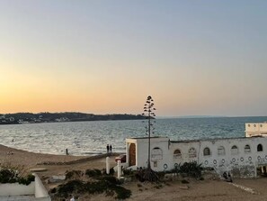 Apartment, 3 Bedrooms, Smoking | Beach - La Vague Bleue Apartment With Feet in the Water (La Marsa)
