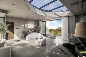 Interior - Beverly Crest: Ultra-Private BH Retreat w/ Infinity Pool & Skyline Vistas (Beverly Hills)