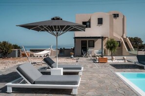 Terrace/patio - Mythique Pool Residence - Oia Santorini (Oia)