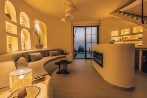 Luxury Loft, Beach View | Living area - The Windmills (Jbeil)