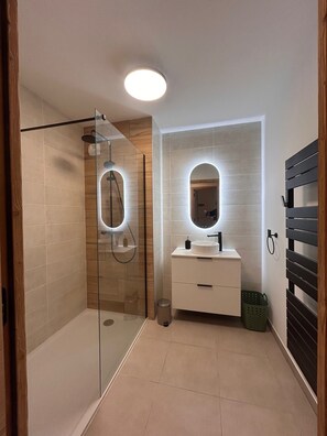 Shower, hair dryer, soap, toilet paper - Art'mony 301 by Avecoeur (Châtel)