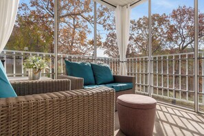 Condo, Multiple Beds, Patio, Garden View (Premiere Pointe) | Living area