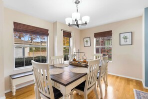 Condo, Multiple Beds, Patio, Garden View (Premiere Pointe) | Dining - Premiere Pointe Golf Discounts (Branson)