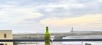 Studio port Leucate Sea view and pontoon, beachfront