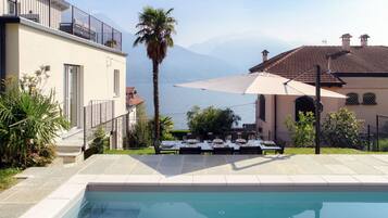 Una piscina riscaldata