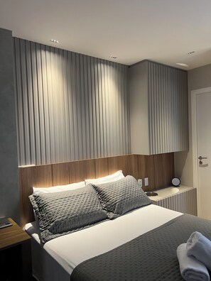 1 bedroom, Internet, bed sheets - Smart Luxury Flat - Penthouse - Aldeota (Fortaleza)