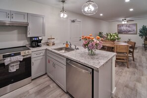 Fridge, microwave, oven, stovetop - Ruby 114: 2BD | Great Location + Shared Amenities! (Pigeon Forge)
