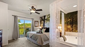 Iron/ironing board, free WiFi, bed sheets, wheelchair access - Boutique Riverside Condo by Dollywood|Sleeps 6|Elevator |3 King Bds & Baths (Pigeon Forge)