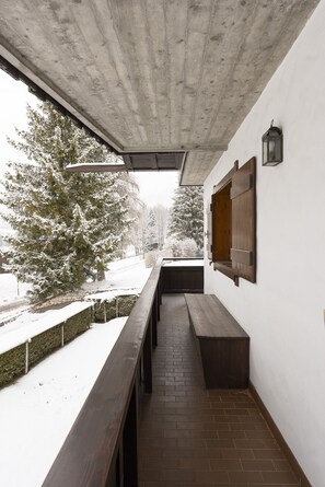 Terrace/patio - Casa La Marignana, welcoming and comfortable (Cortina d´Ampezzo)