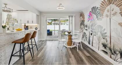 3BR Dania Beach Escape: Heated Pool, Mini Golf & Tropical Fun for 8!