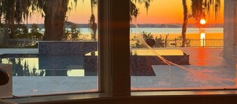 Luxury, peaceful and beautiful waterfront home w/ pool hot tub and lots of space