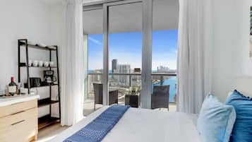 Desk, iron/ironing board, travel crib, WiFi