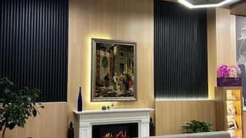 Sala de estar en el lobby