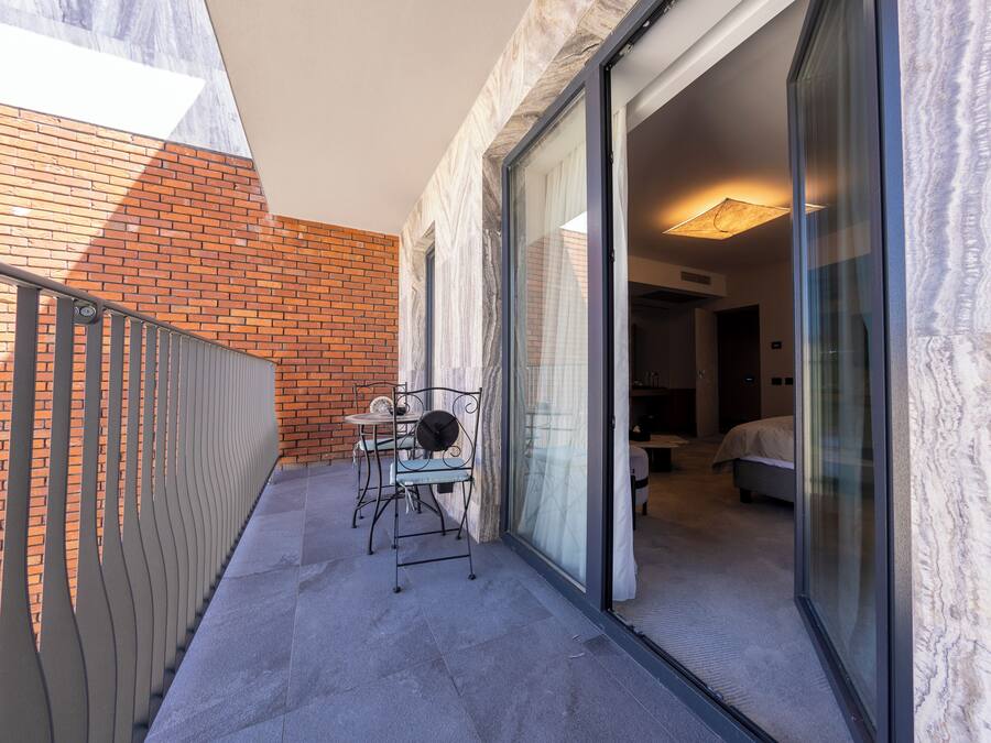 Standard Double Room, Balcony, City View | Terrace/patio
