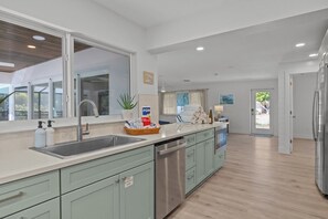 Fridge, microwave, oven, stovetop - Completely Remodeled 3 Bedroom, 3 Bath Pool Home on East End of Sanibel! (Sanibel Island)