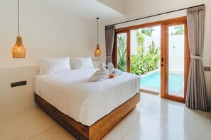 2 bedrooms, iron/ironing board, free WiFi, bed sheets - Stylish 2BR Private Pool Villa • 5 Mins to Bingin Beach (Bali)