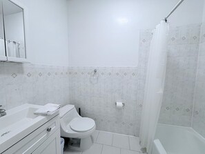 Bathroom - Rare 2BR 2BA Midtown Apartment Steps to Times Square & Theater District (New York)