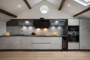 Fridge, microwave, oven, stovetop - Wharton House Mews, Romantic Retreat | Ridgestone (Cartmel)