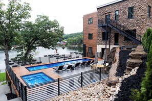 Pool - The Penthouse loft at 1932 Reserve! Pool, Hot tub! (Osage Beach)