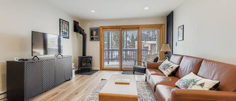 TV connectée, cheminée