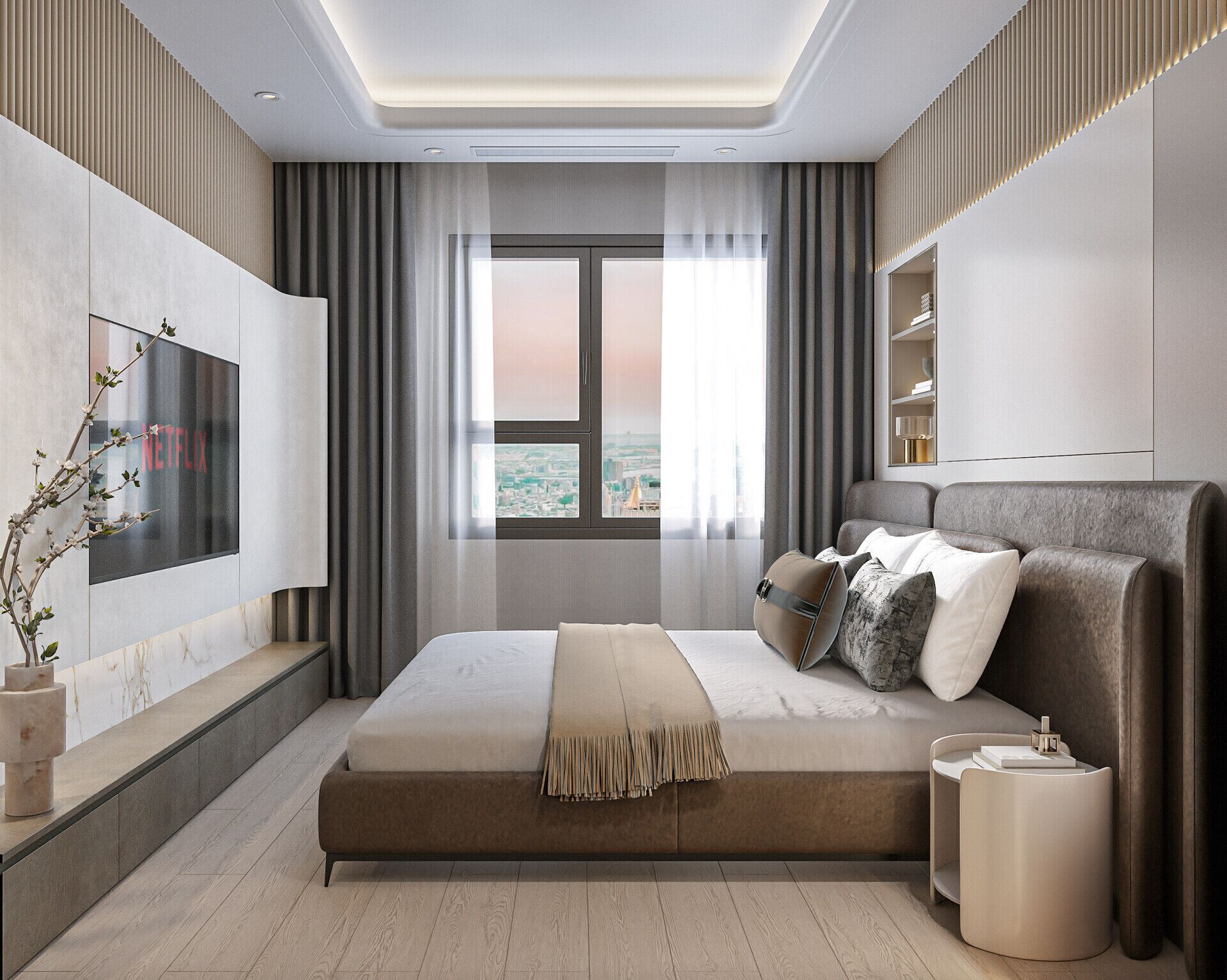 Artículos del minibar gratis y decoración personalizada 