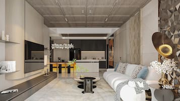 Free minibar, individually decorated, individually furnished, desk