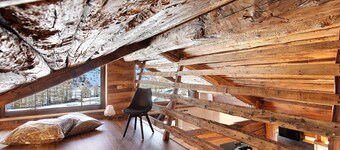 Appartement 'Lo Pailler' avec vue montagne, jardin commun et Wi-Fi