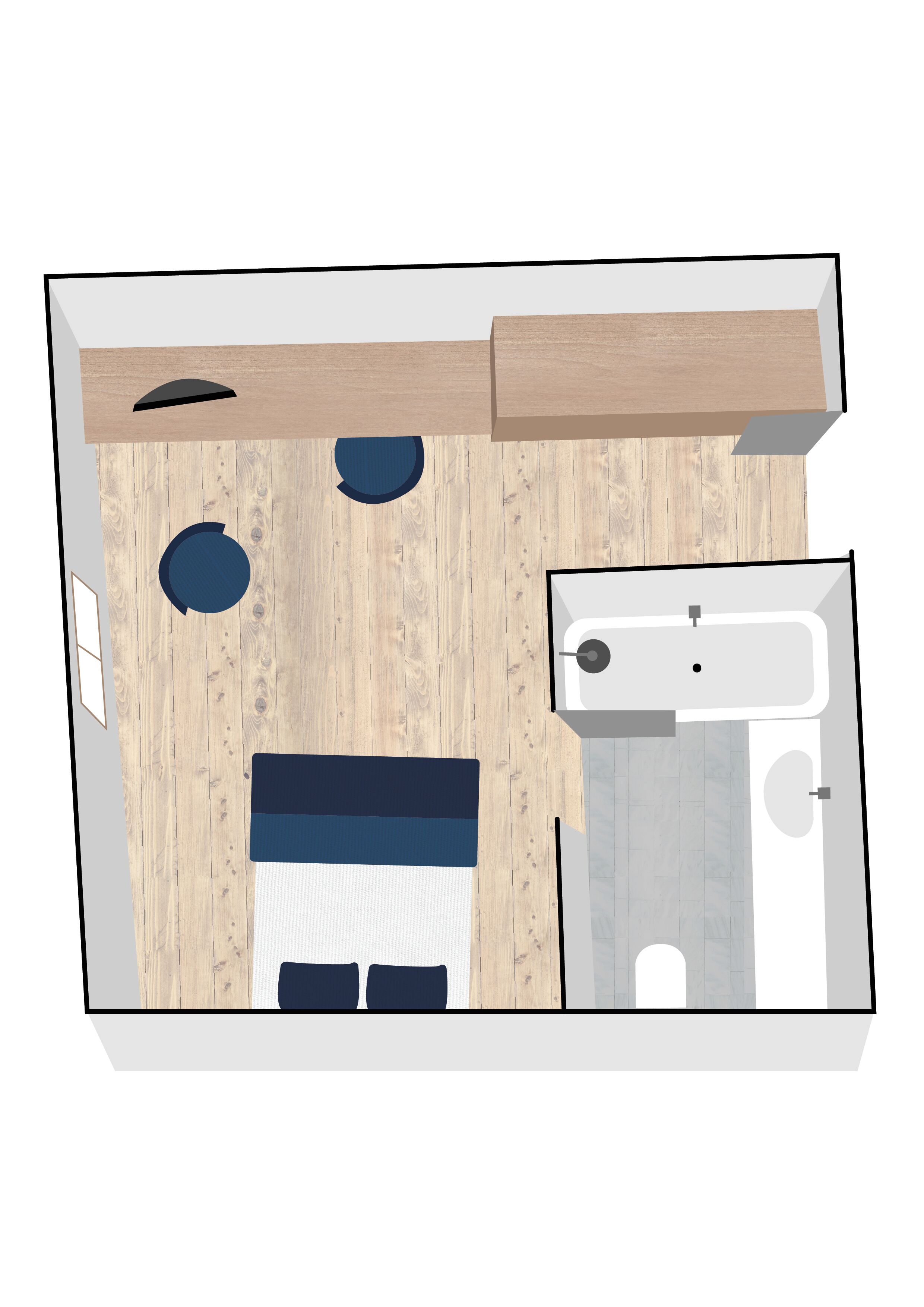 Double or Twin Room | In-room safe, desk, blackout drapes, free WiFi