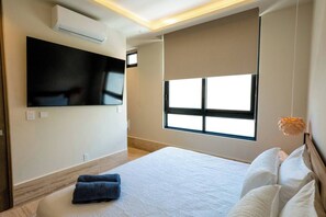 Iron/ironing board, WiFi, bed sheets - New front beach apartment with golf cart (Puerto Morelos)