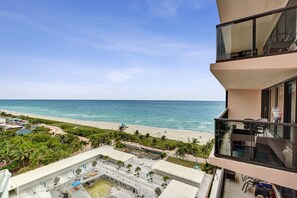 Terrace/patio - Steps to the Beach | 3BR 2BA Condo | Resort Perks & Ocean Glimpse 1406 (Miami Beach)