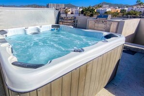 Outdoor spa tub - Beautiful Home with private rooftop and jacuzzi. (Cabo San Lucas)