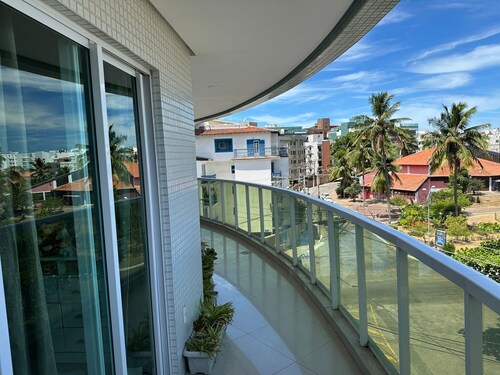 Luxury beachfront apartment right on the sand at Praia do Forte.