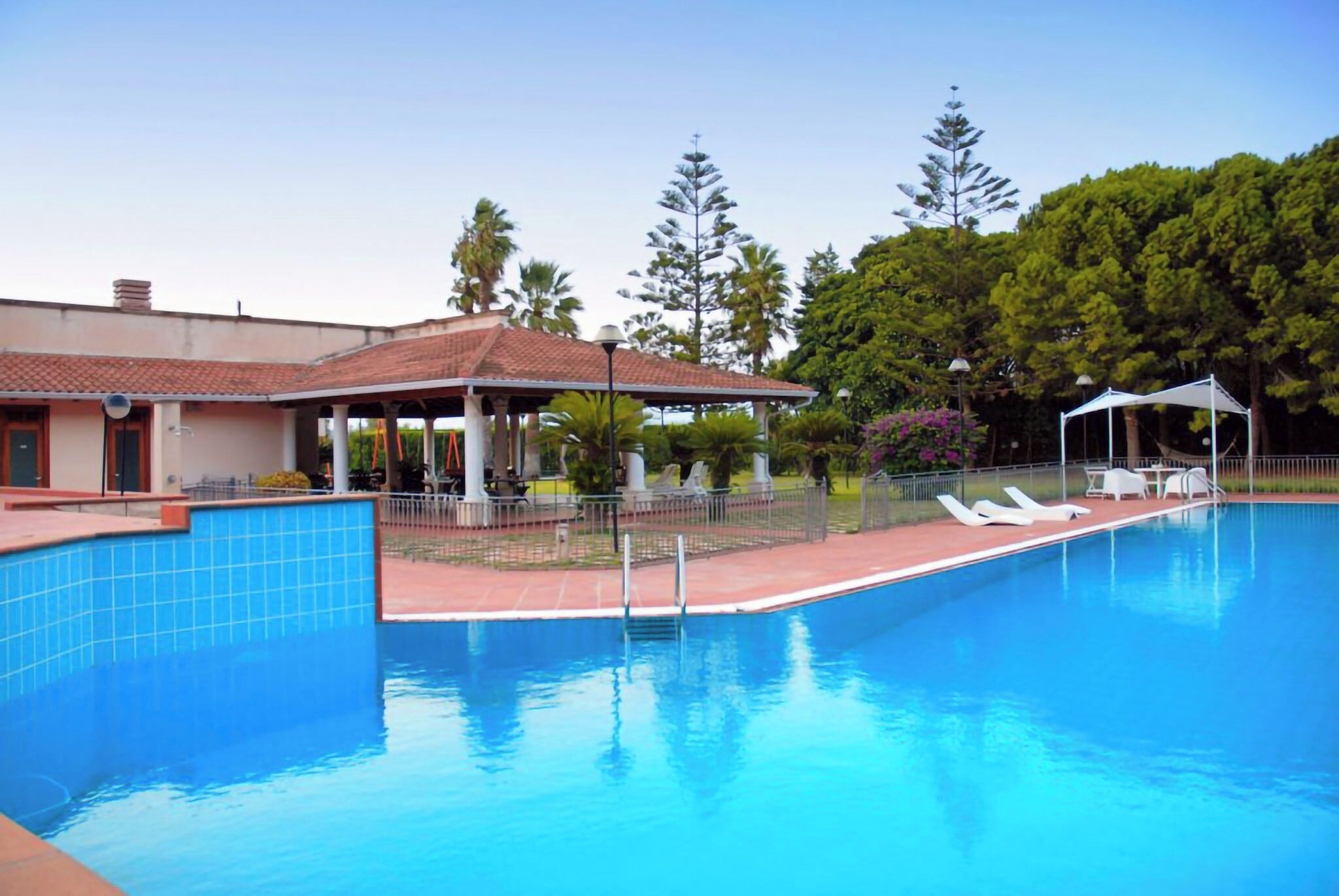 Seasonal outdoor pool