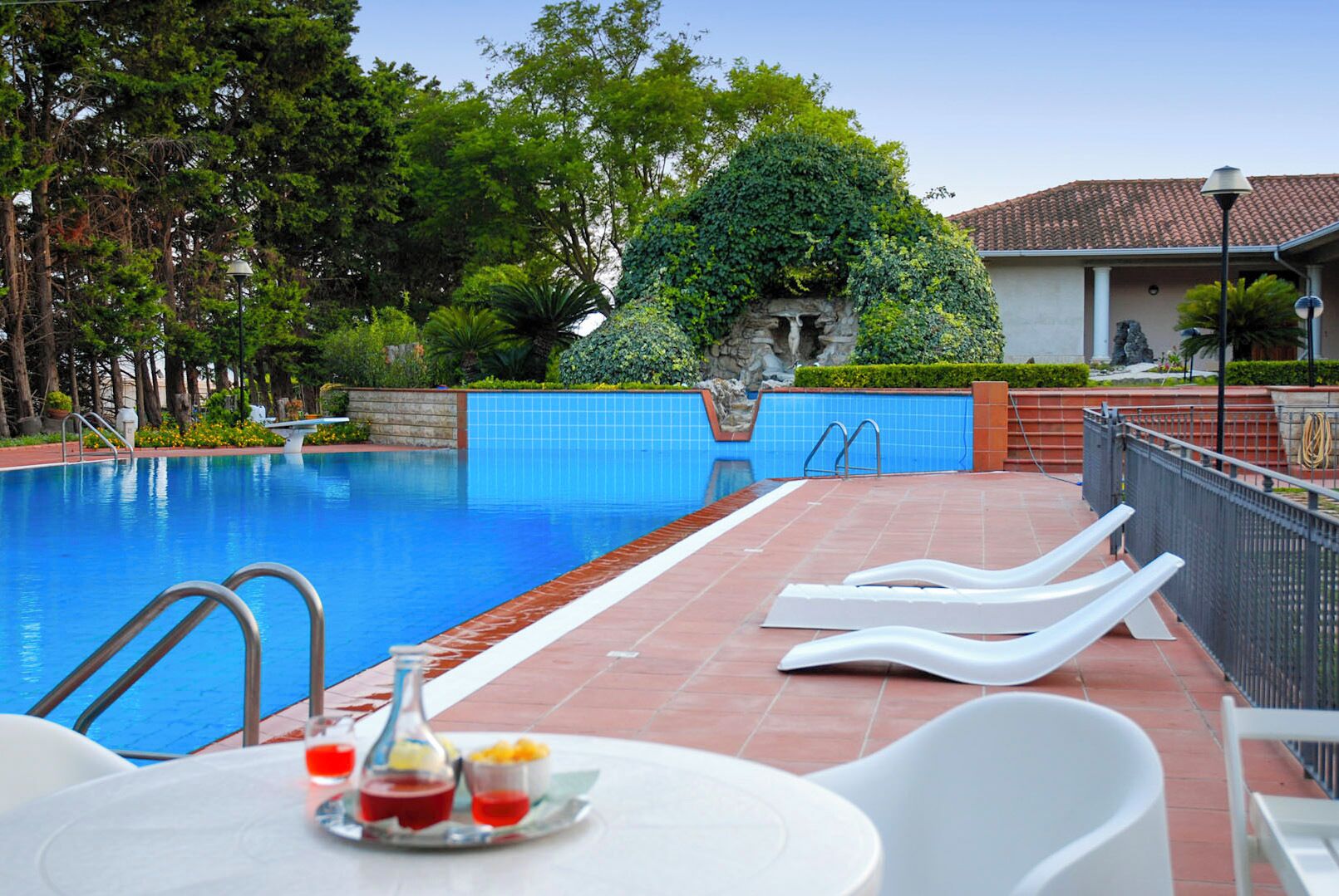 Seasonal outdoor pool