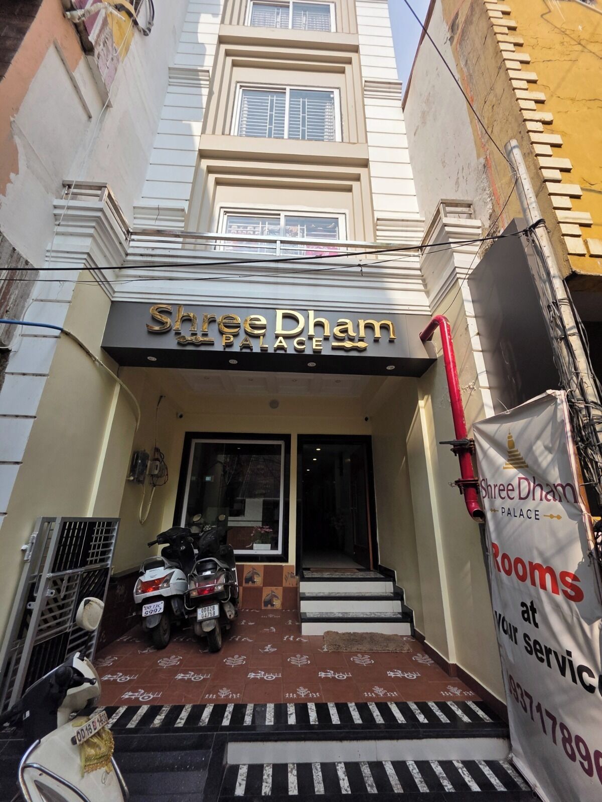 Facciata della struttura