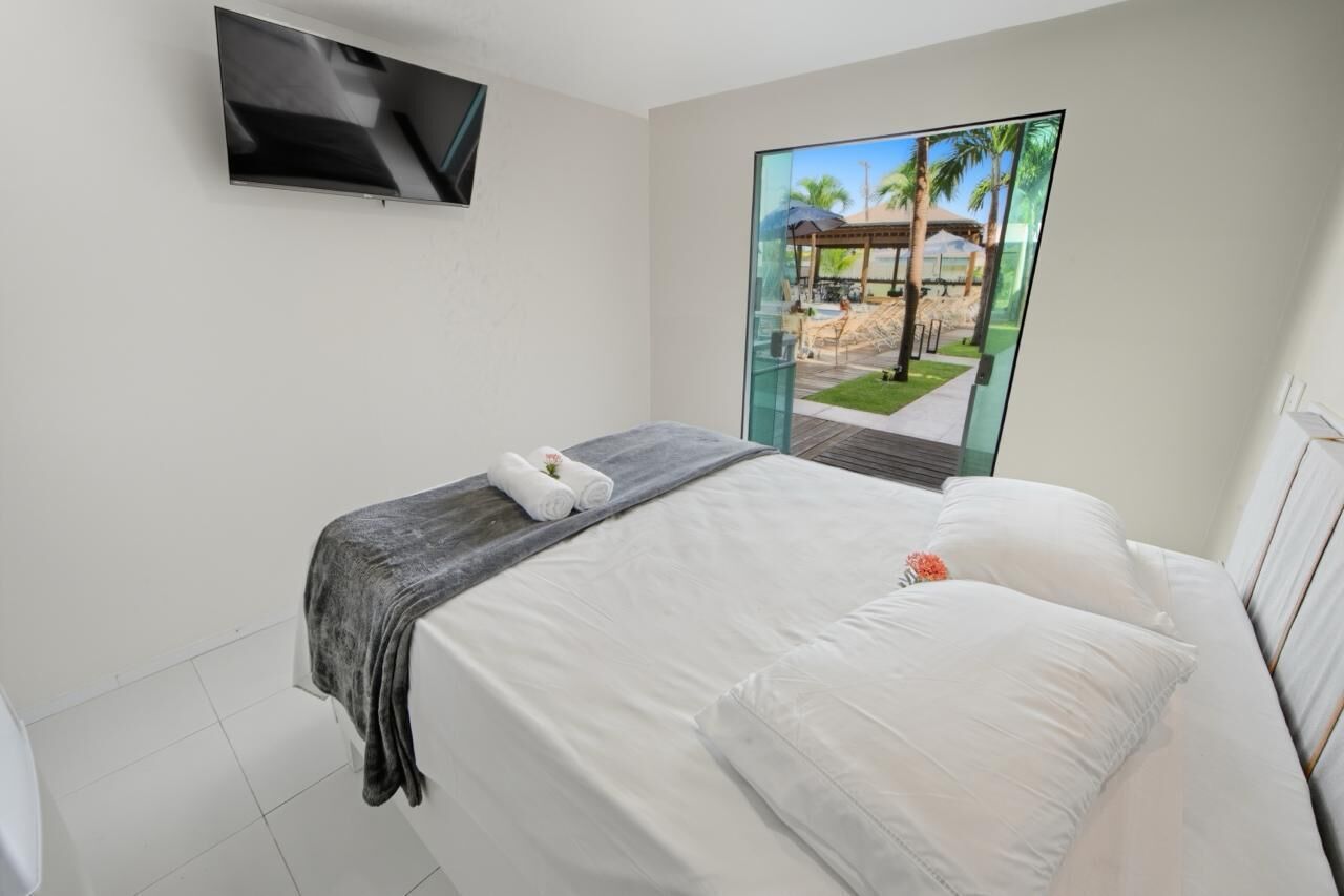 Blackout curtains, iron/ironing board, free WiFi