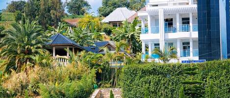 Voorkant van accommodatie