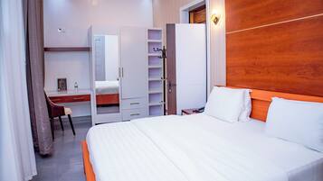 Deluxe Double Room, Lake View | In-room safe, desk, blackout curtains, free WiFi