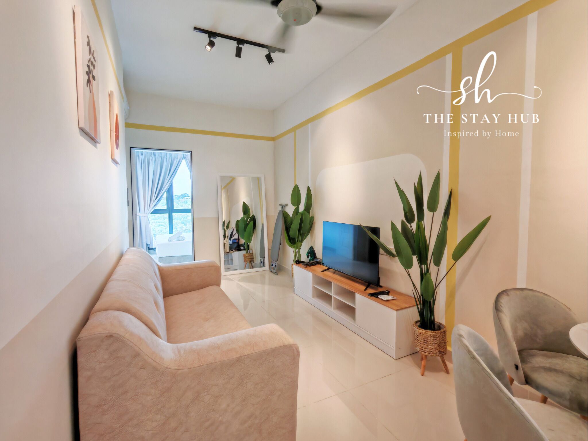 Apartemen Superior, 2 kamar tidur, Bebas Asap Rokok | Area keluarga