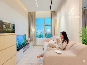 Apartemen Superior, 2 kamar tidur, Bebas Asap Rokok | Setrika/meja setrika dan Wi-Fi gratis