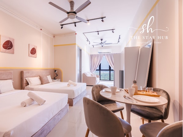 Comfort Studio, 2 Queen Beds, Non Smoking | Iron/ironing board - Core Soho Suites Sepang by The Stay Hub (Sepang)