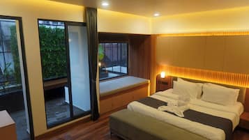 Kamar Single Superior, pemandangan kebun | Meja kerja, ruang kerja ramah laptop, dan Wi-Fi gratis