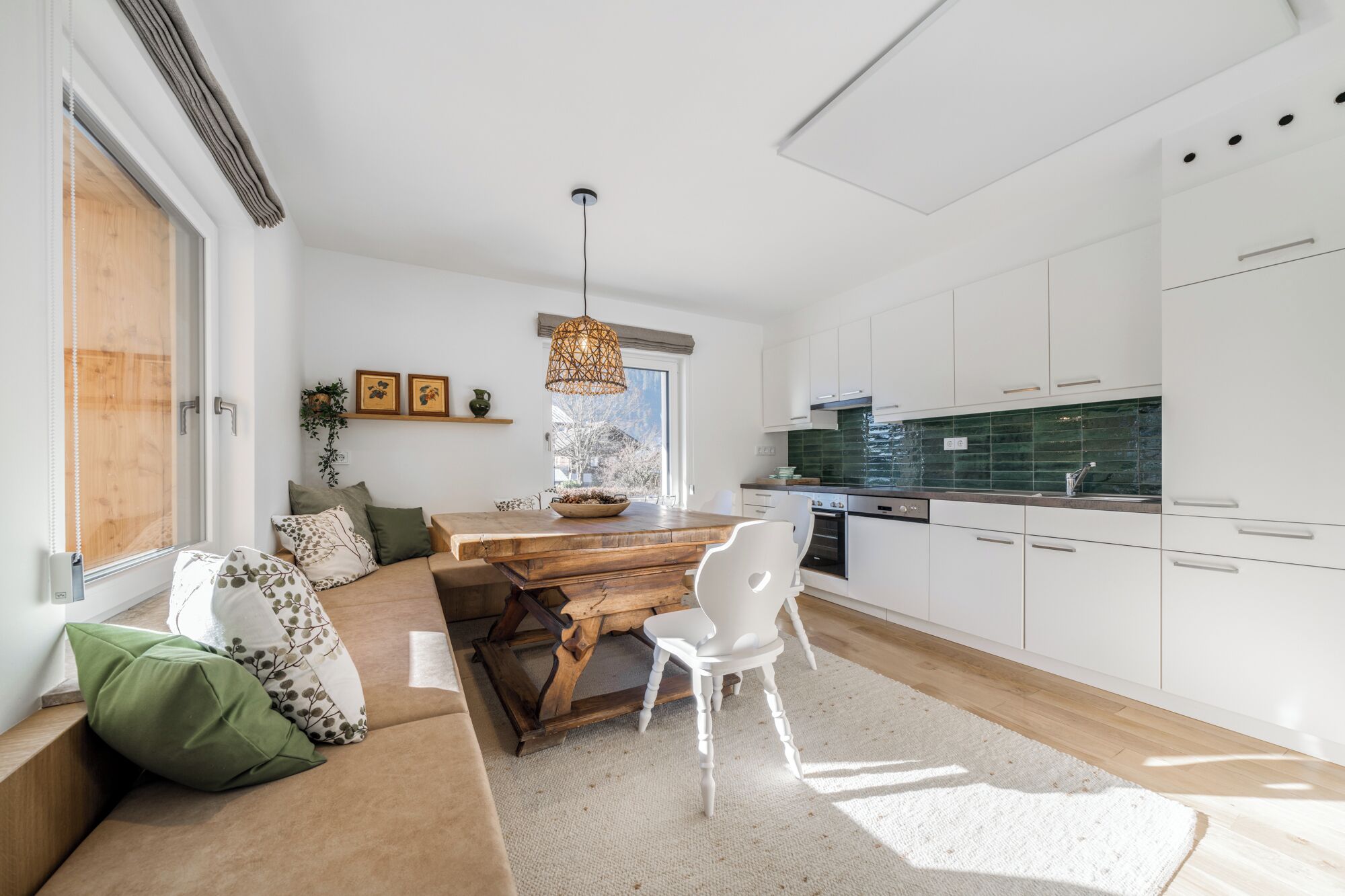 Deluxe-Chalet, Bergblick | Eigene Küche