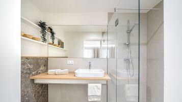 Deluxe-Chalet, Bergblick | Badezimmer