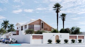 Façade de l’hébergement