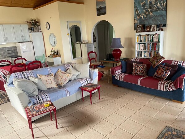 Living room - Villa Victoria (Corfu)