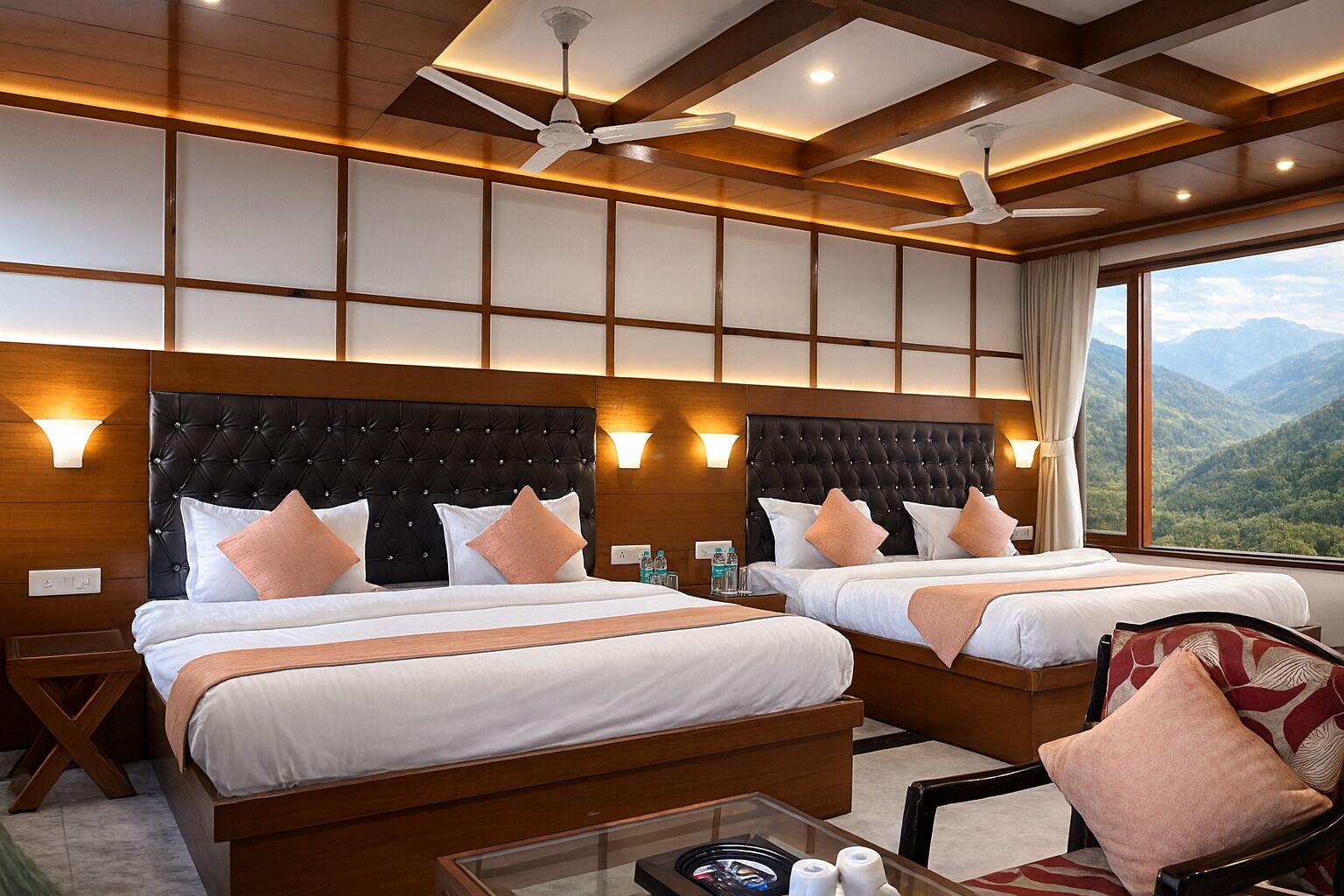 家庭客房, 山景 | 書桌、熨斗/熨衣板、免費無線上網