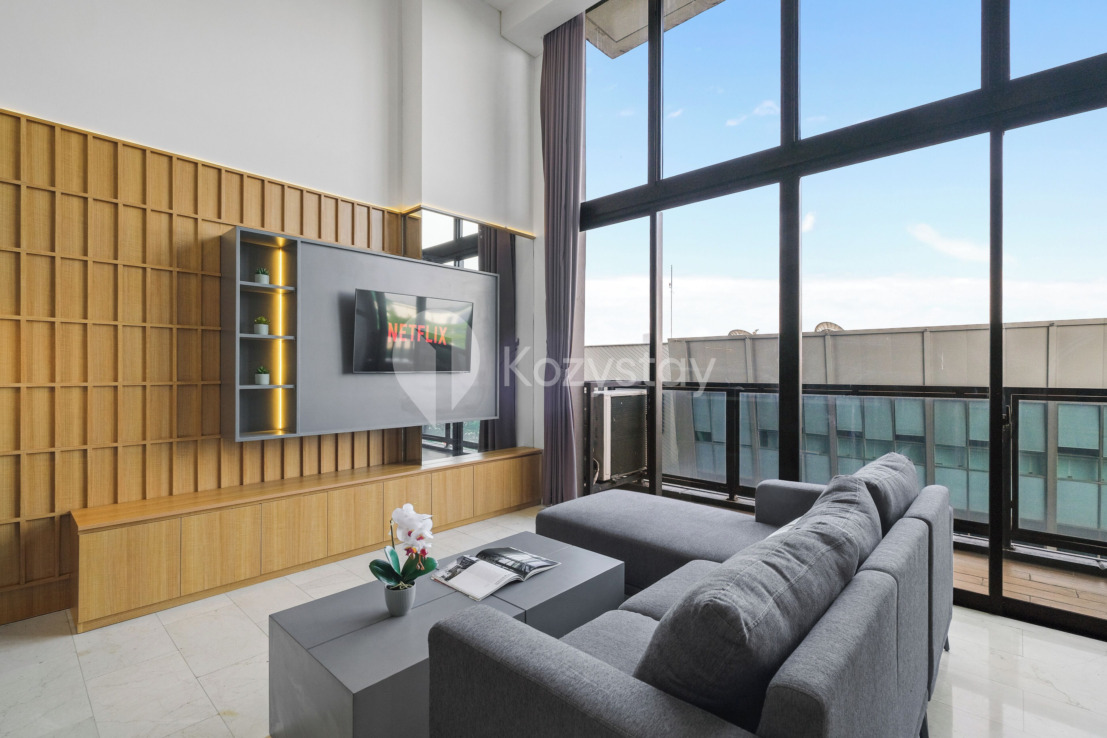 Apartment, 2 Bedrooms, City View | Living area | Smart TV, Netflix, streaming services