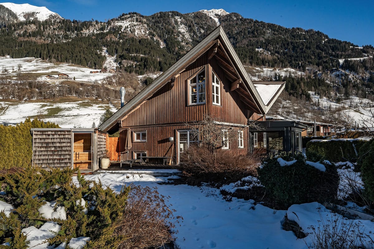 Chalet Confort, balcon, vue sur la montagne | Extérieur