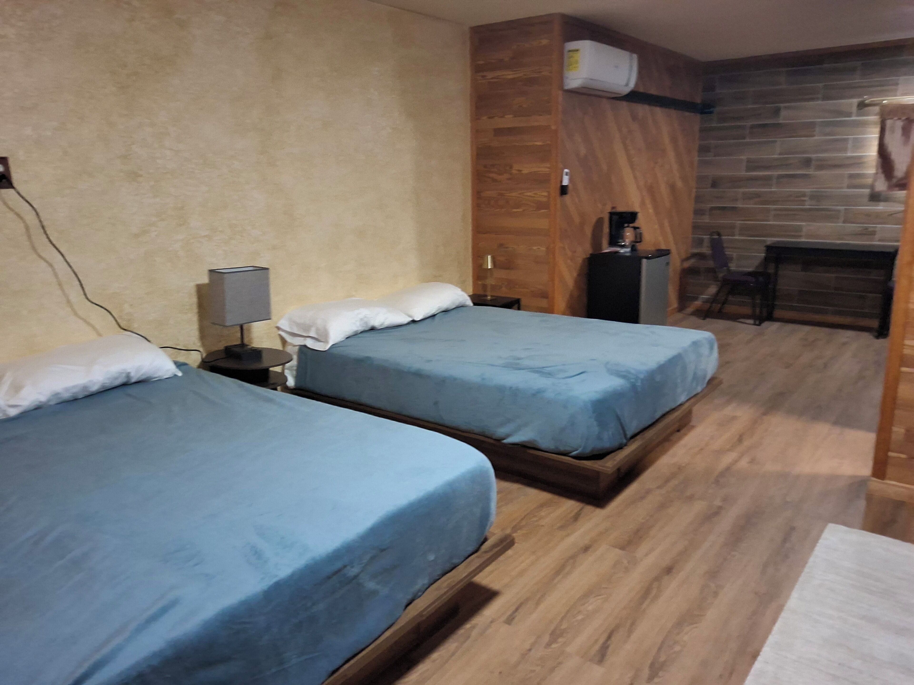 Desk, laptop workspace